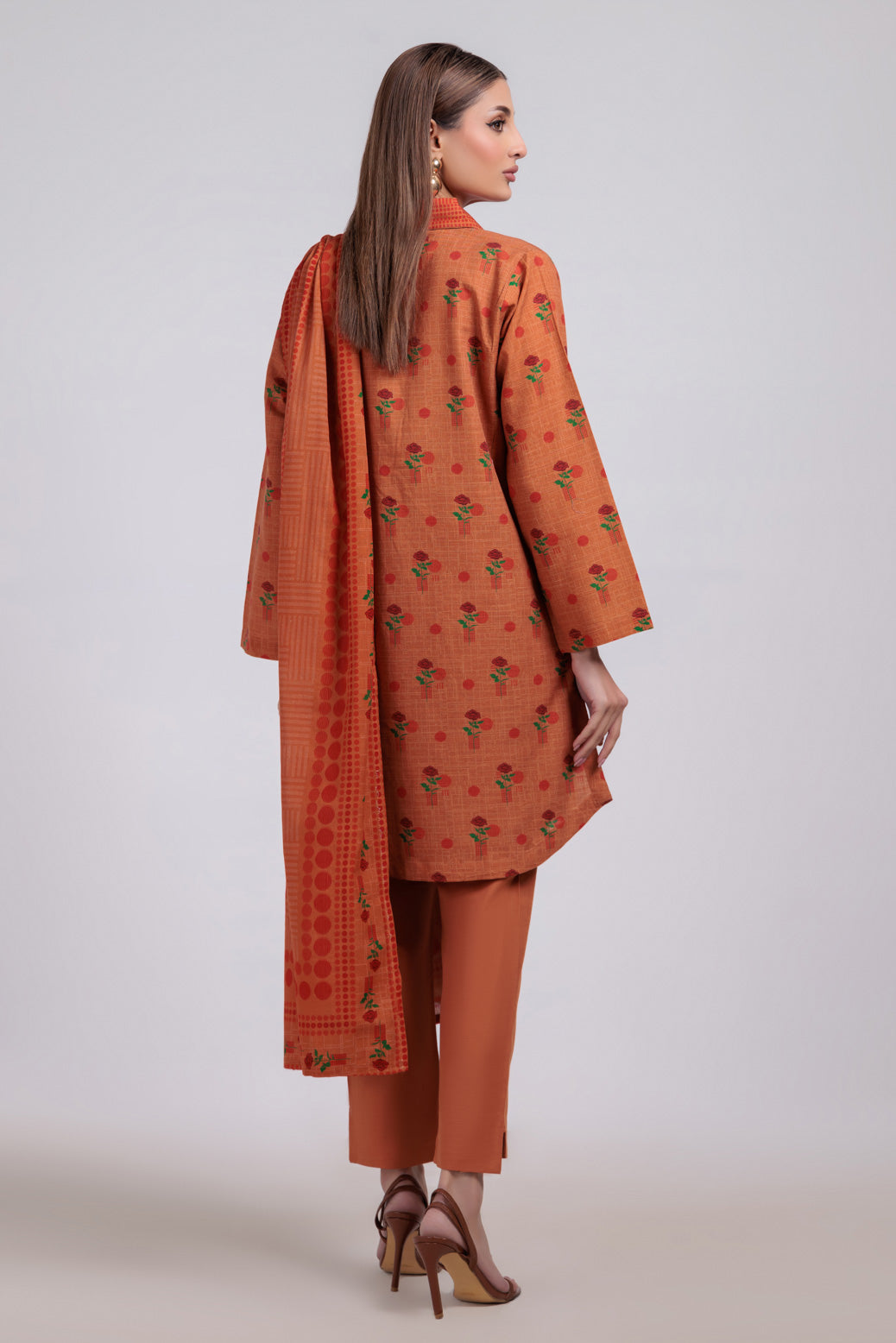 Bonanza Satrangi | Rust Khaddar 3 Piece (WS6243P84) 16 Rust