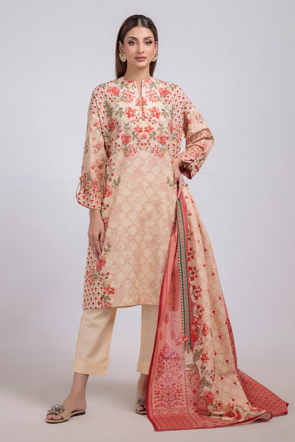 Bonanza Satrangi | Beige Khaddar 3 Piece (WS6243P89) 8 Beige