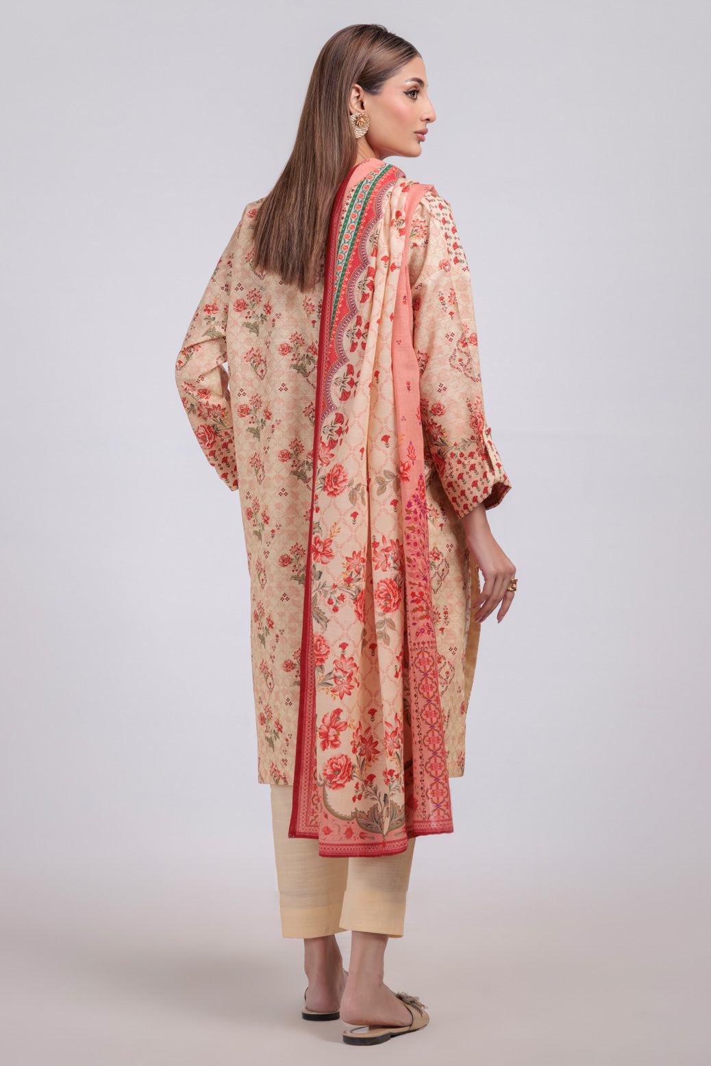 Bonanza Satrangi | Beige Khaddar 3 Piece (WS6243P89) 16 Beige