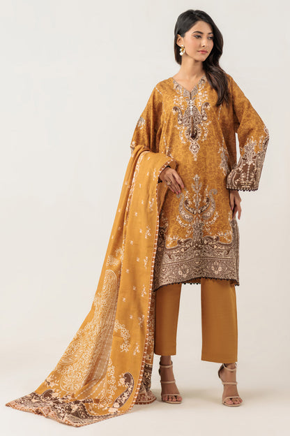 Bonanza Satrangi | Mustard Khaddar 3 Piece (WS6243P96) 10 Mustard