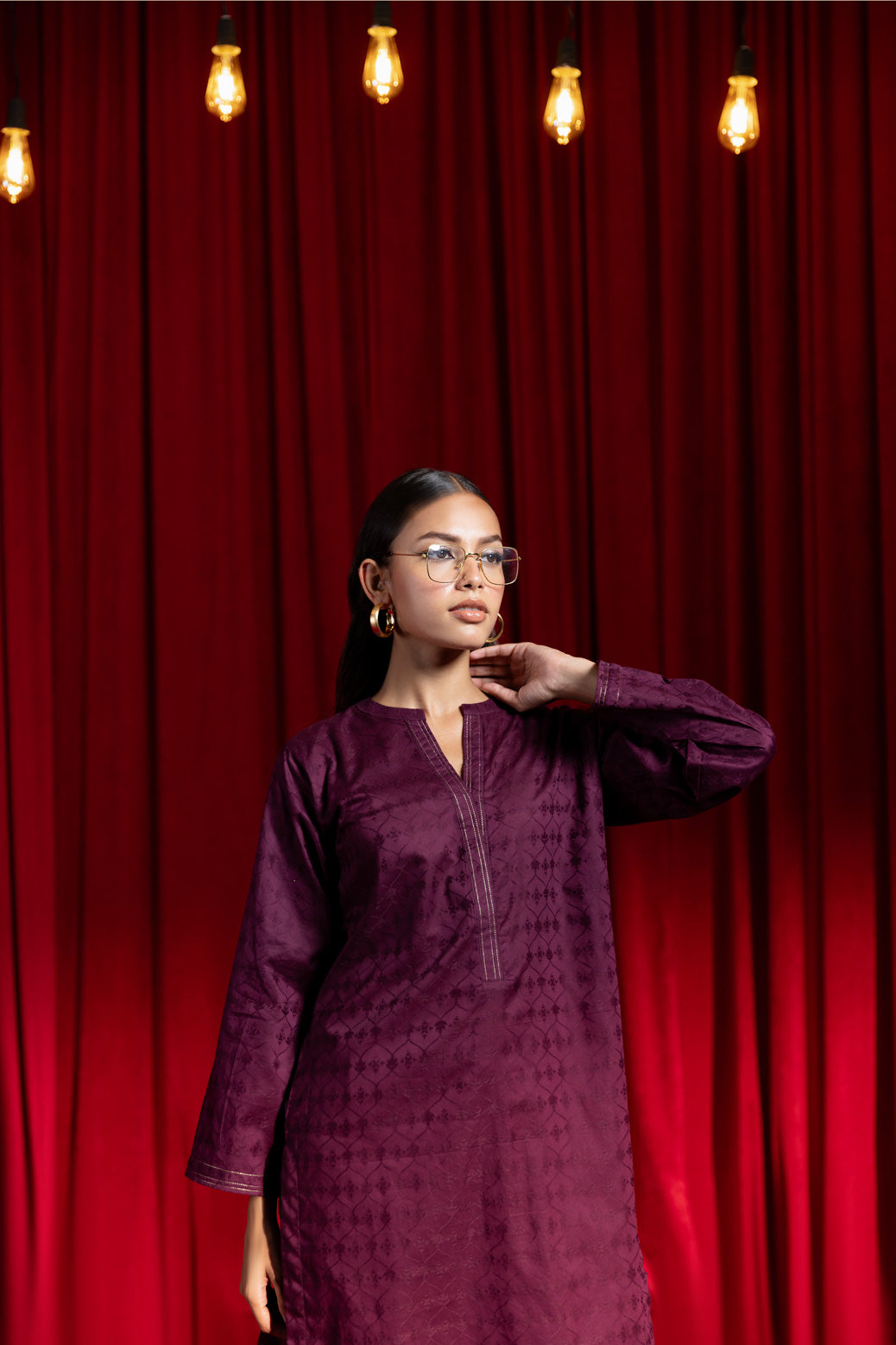 Bonanza Satrangi | Purple Jacquard 2 Piece (WS7242P01) 10 Purple