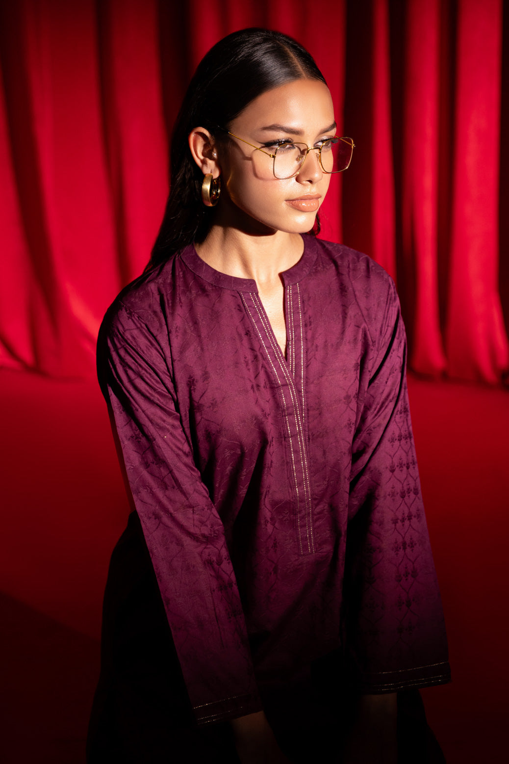 Bonanza Satrangi | Purple Jacquard 2 Piece (WS7242P01) 12 Purple