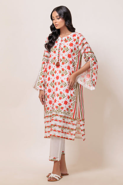Bonanza Satrangi | O White Cambric 2 Piece (WS7242P11) 8 White