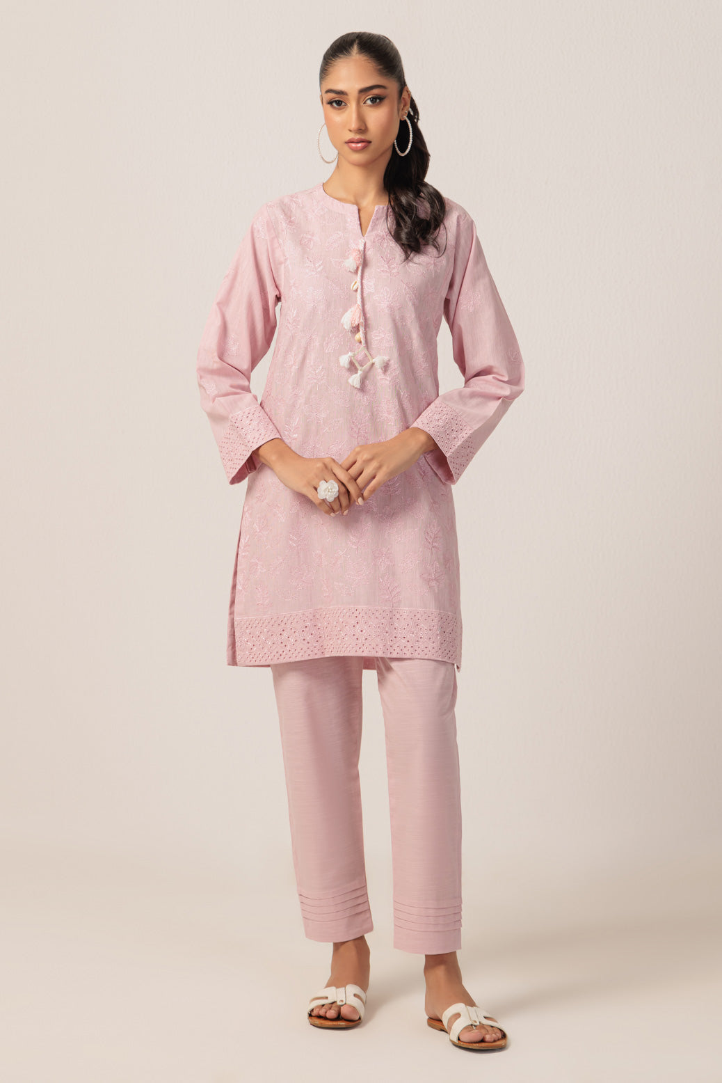 Bonanza Satrangi | Pink Khaddar 2 Piece (WS7242P22) 8 Pink