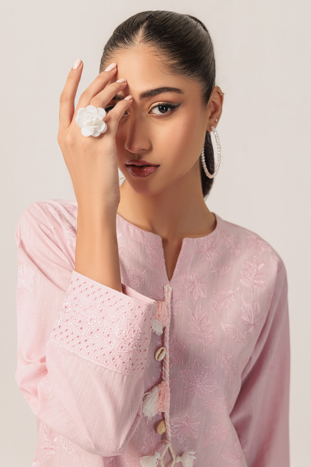 Bonanza Satrangi | Pink Khaddar 2 Piece (WS7242P22) 14 Pink