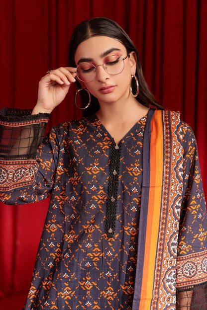 Bonanza Satrangi | Blue Khaddar 3 Piece (WS7243P02) 14 Blue