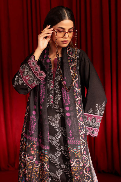 Bonanza Satrangi | Black Khaddar 3 Piece (WS7243P04) 10 Black