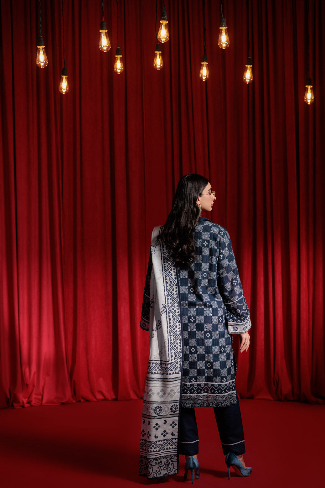 Bonanza Satrangi | Blue Khaddar 3 Piece (WS7243P07) 14 Blue