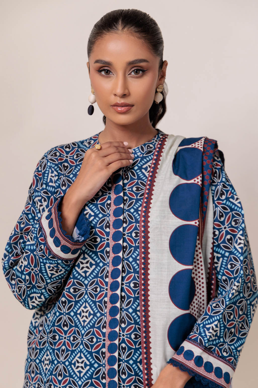Bonanza Satrangi | Blue Khaddar 3 Piece (WS7243P15) 14 Blue