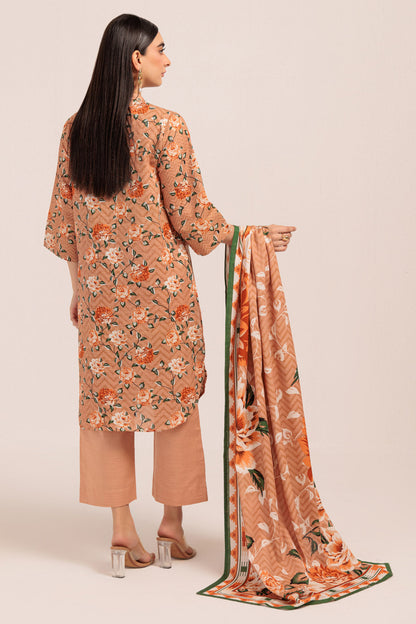 Bonanza Satrangi | Peach Khaddar 3 Piece (WS7243P22) 16 Peach