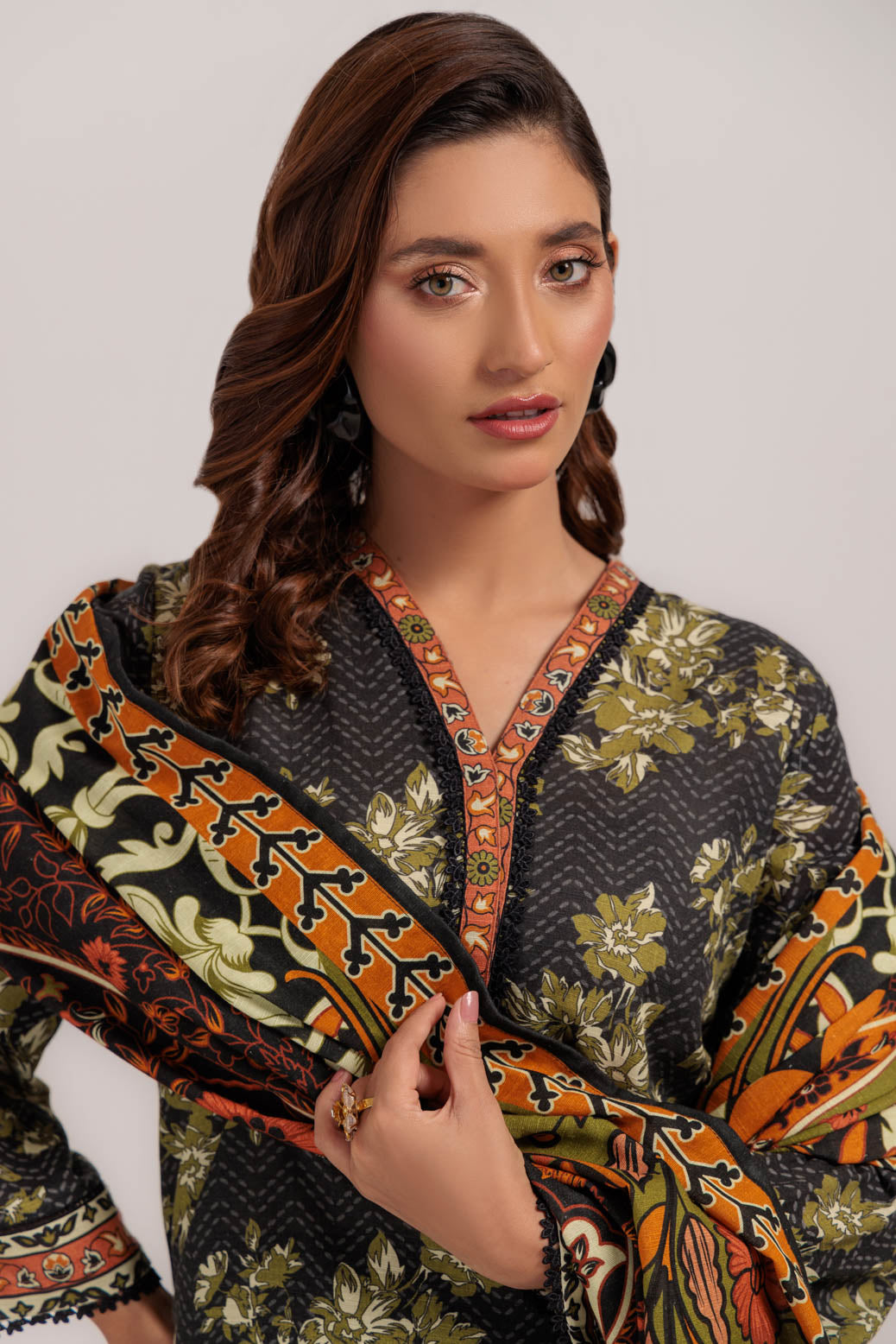 Bonanza Satrangi | Black Khaddar 3 Piece (WS7243P28) 14 Black