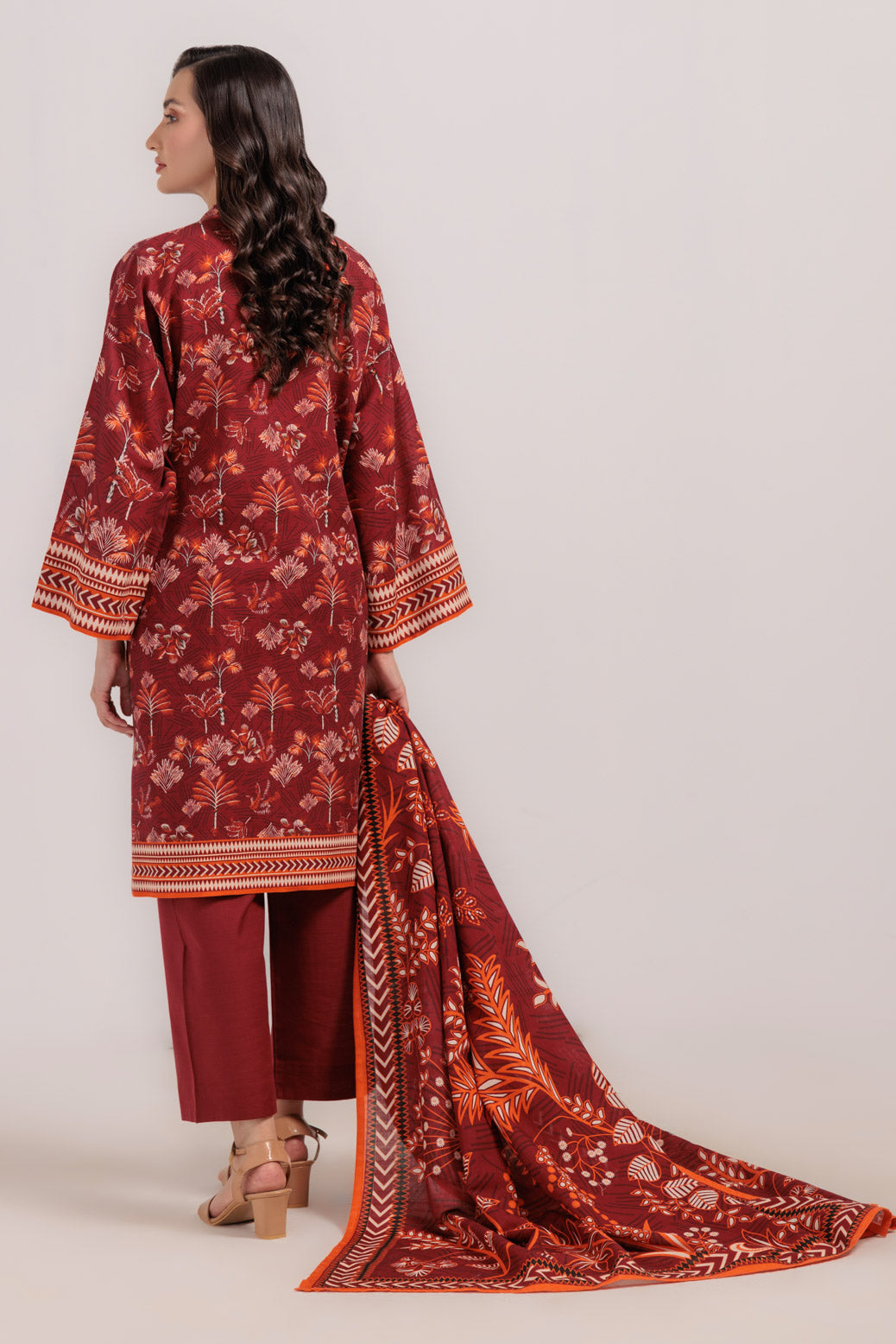 Bonanza Satrangi | Red Khaddar 3 Piece (WS7243P49) 14 Red