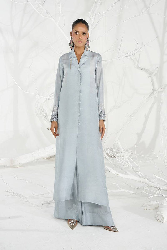 Wardha Saleem | Zimal Silk Edit | Amal (Pure Raw-Silk) - Pakistani Designer Dress - by Wardha Saleem - Type : Ladies Clothes - 100% Original at Saira Sultan