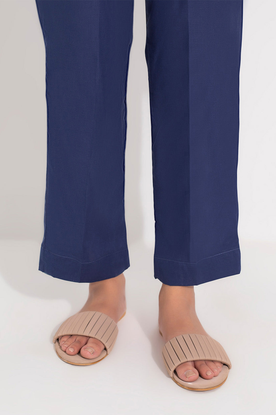 Zellbury | Unstitched Cambric Trouser | Unstitched Trouser Navy