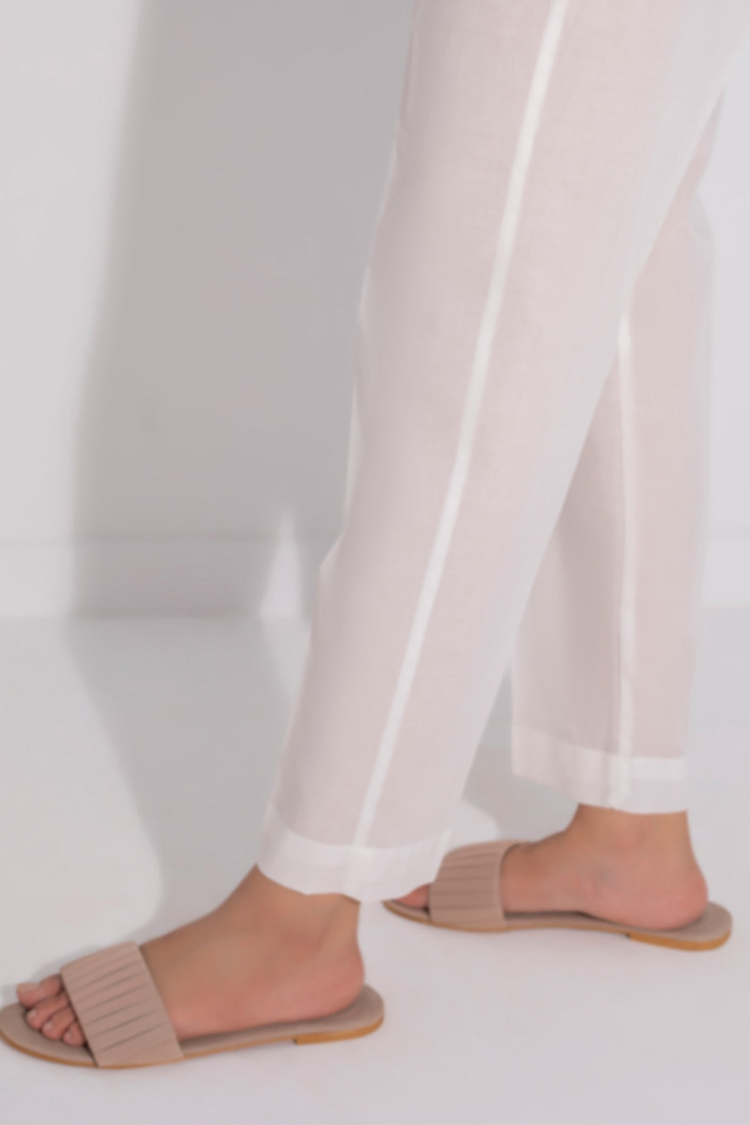 Zellbury | Unstitched Cambric Trouser | Unstitched Trouser