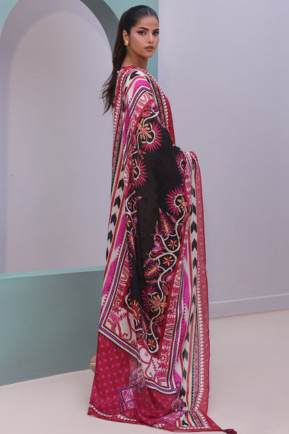 Zellbury | Unstitched 2 Piece Cambric | Embroidered Shirt Dupatta - 0022