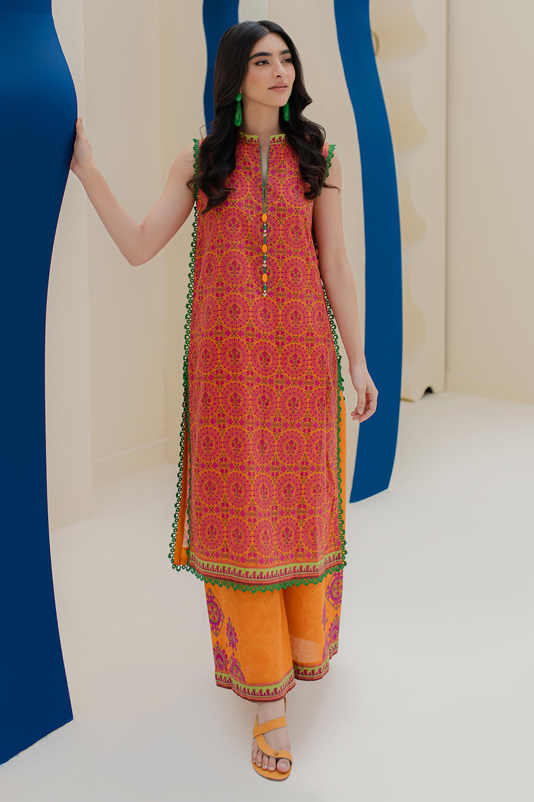 Zellbury | Unstitched 2 Piece Cambric | Embroidered Shirt Shalwar - 0024