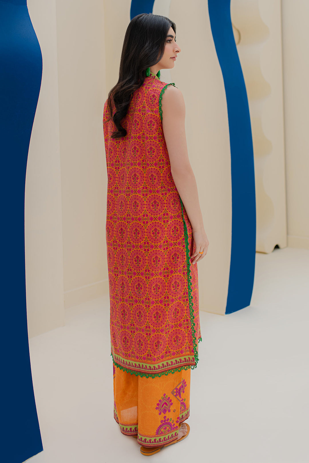 Zellbury | Unstitched 2 Piece Cambric | Embroidered Shirt Shalwar - 0024