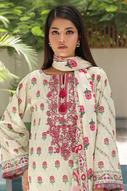 Zellbury | Unstitched 2 Piece Cambric | Embroidered Shirt Dupatta - 0105 Default Title