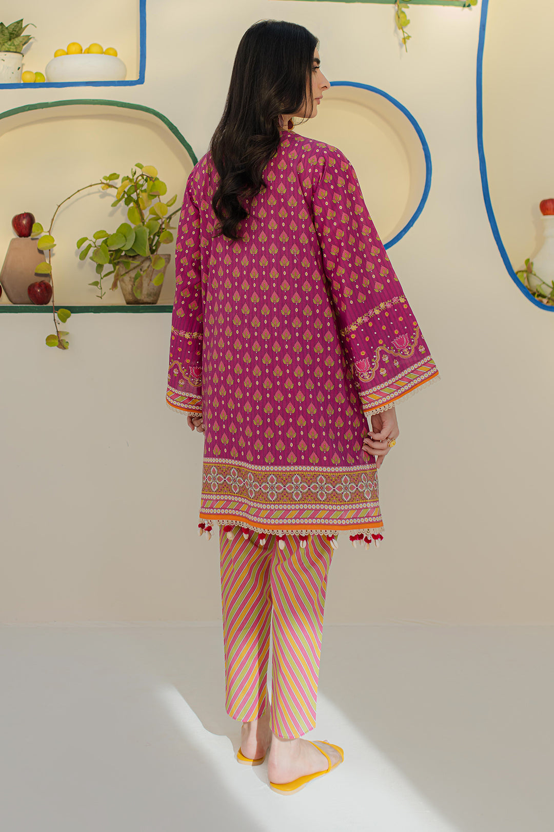 Zellbury | Unstitched 2 Piece Cambric | Embroidered Shirt Shalwar - 0114