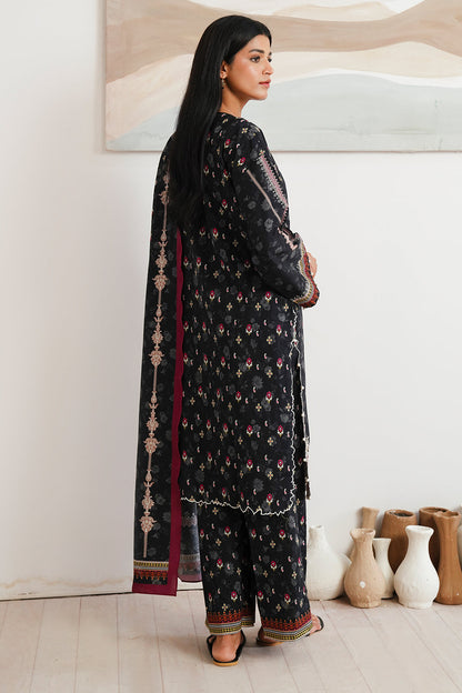 Zellbury | Unstitched 3 Piece Cambric | Embroidered Shirt Shalwar Dupatta - 0063