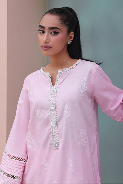 Zellbury | Unstitched 3 Piece Cambric | Embroidered Shirt Shalwar Dupatta - 0147 Default Title