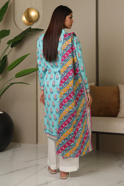 Zellbury | Unstitched 2 Piece Cambric | Shirt Dupatta - 0001