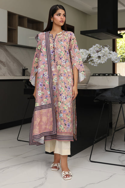 Zellbury | Unstitched 2 Piece Cambric | Shirt Dupatta - 0007