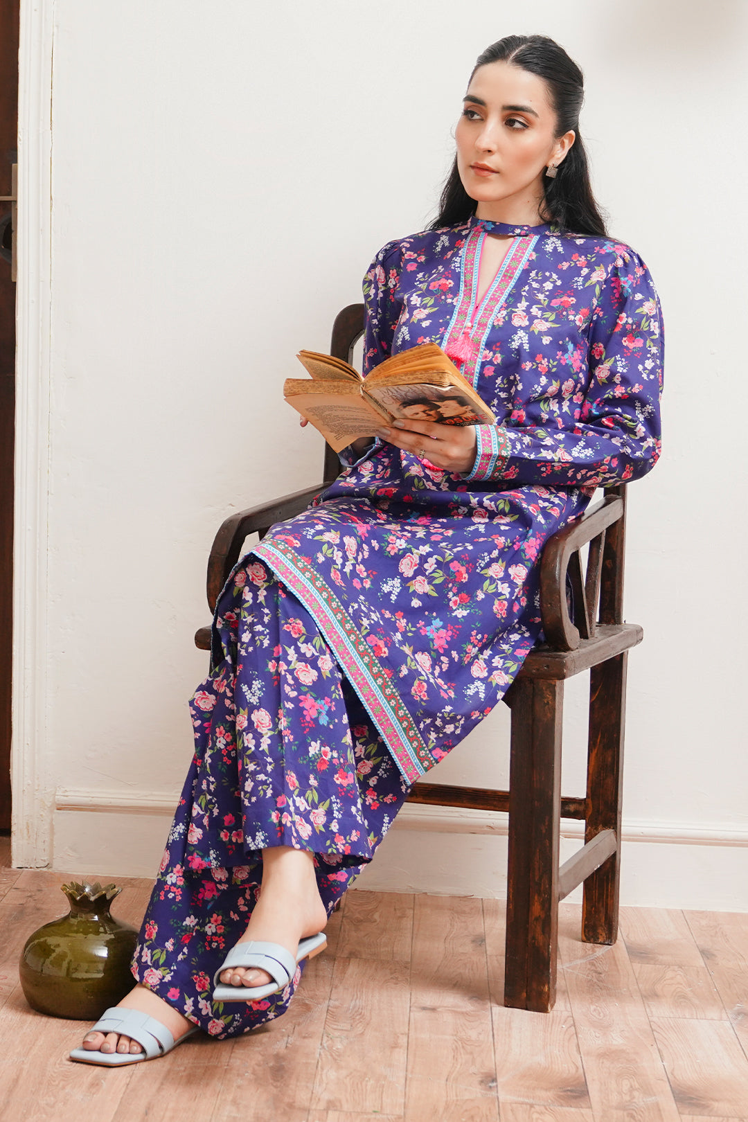 Zellbury | Unstitched 2 Piece Cambric | Shirt Shalwar - 0012
