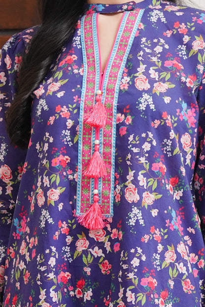 Zellbury | Unstitched 2 Piece Cambric | Shirt Shalwar - 0012