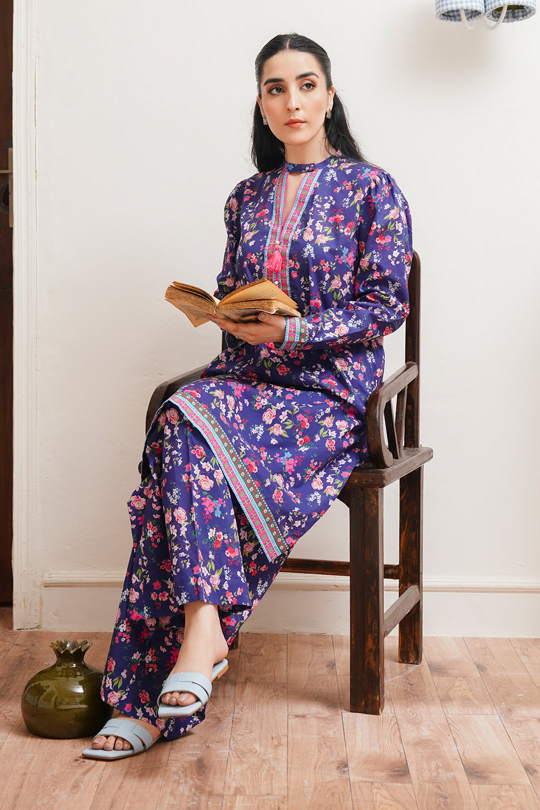 Zellbury | Unstitched 2 Piece Cambric | Shirt Shalwar - 0012