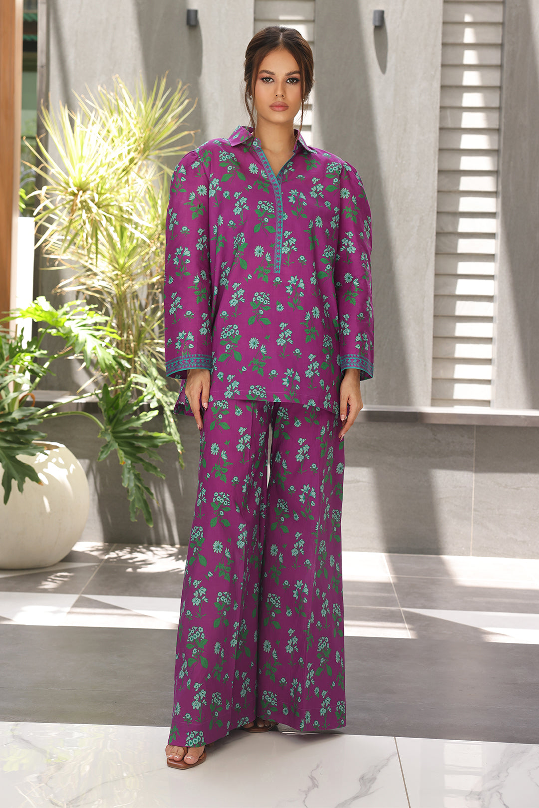 Zellbury | Unstitched 2 Piece Cambric | Shirt Shalwar - 0014