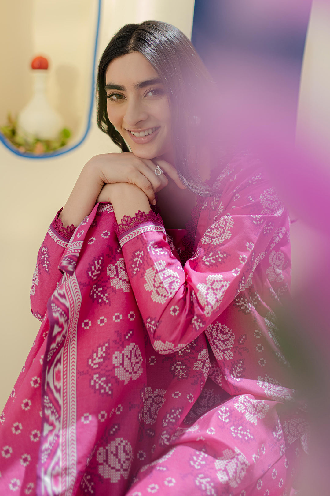 Zellbury | Unstitched 2 Piece Cambric | Shirt Shalwar - 0017