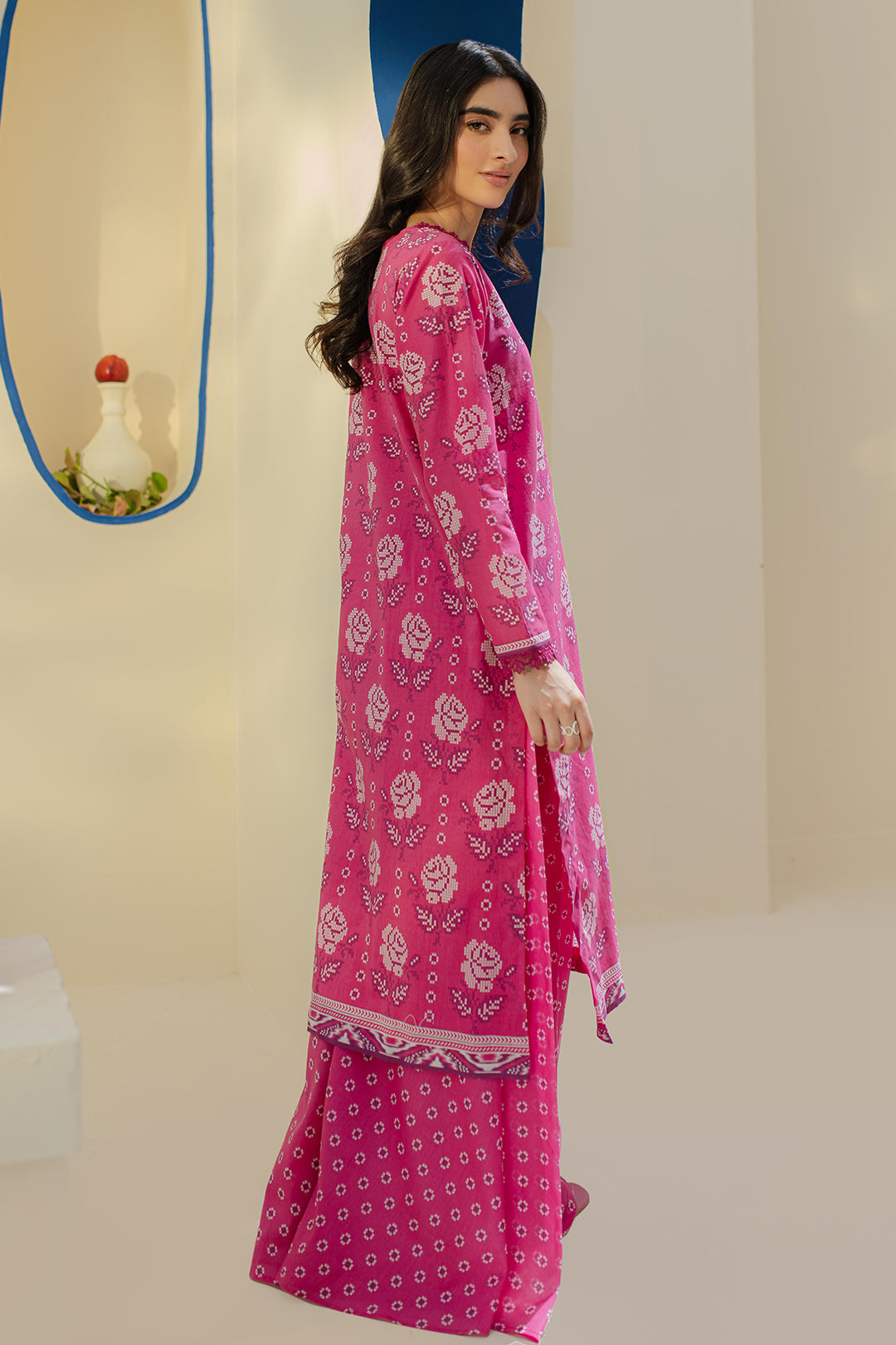 Zellbury | Unstitched 2 Piece Cambric | Shirt Shalwar - 0017
