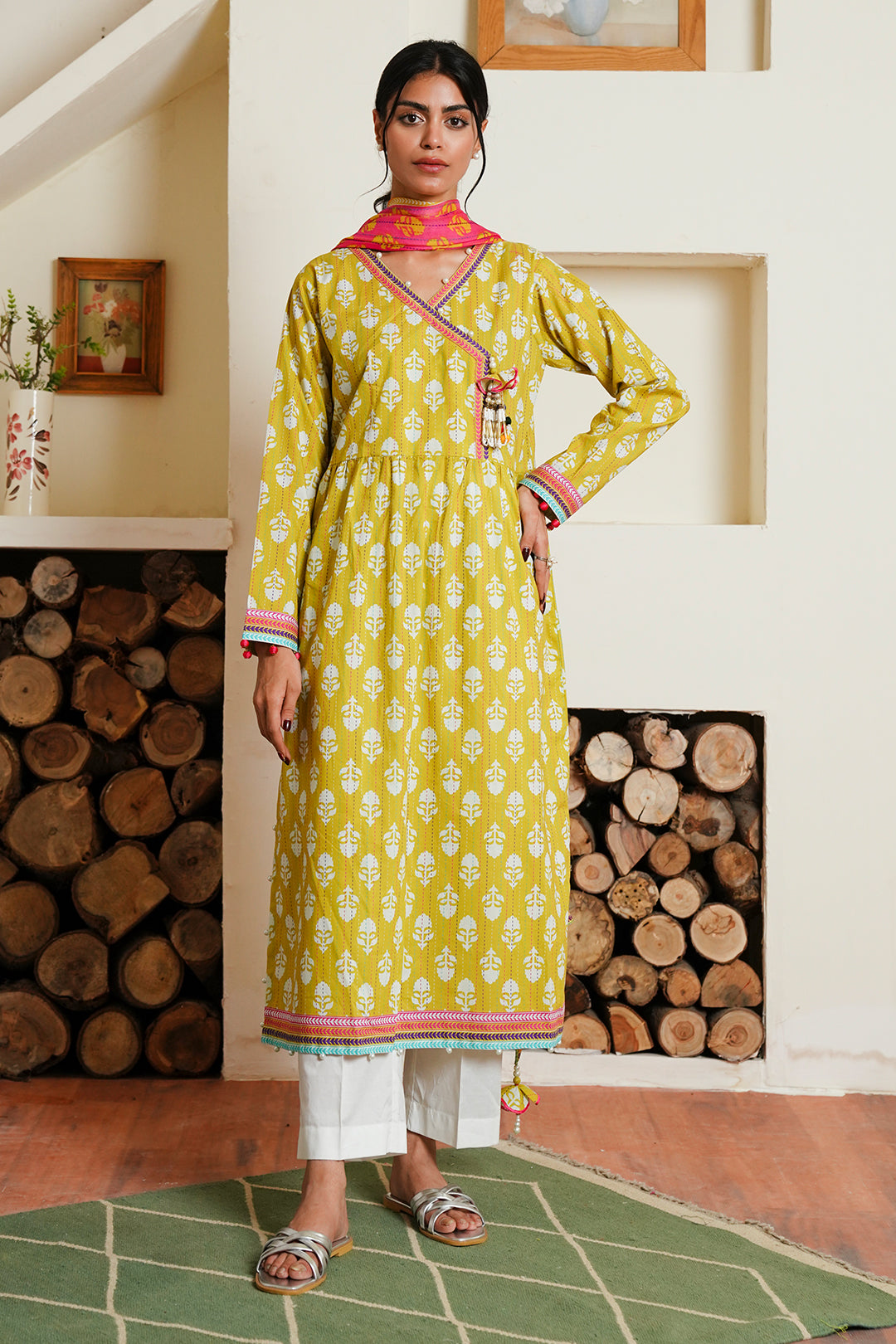Zellbury | Unstitched 2 Piece Cambric | Shirt Dupatta - 0089