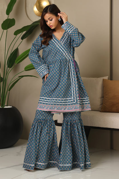 Zellbury | Unstitched 2 Piece Cambric | Shirt Shalwar - 0100