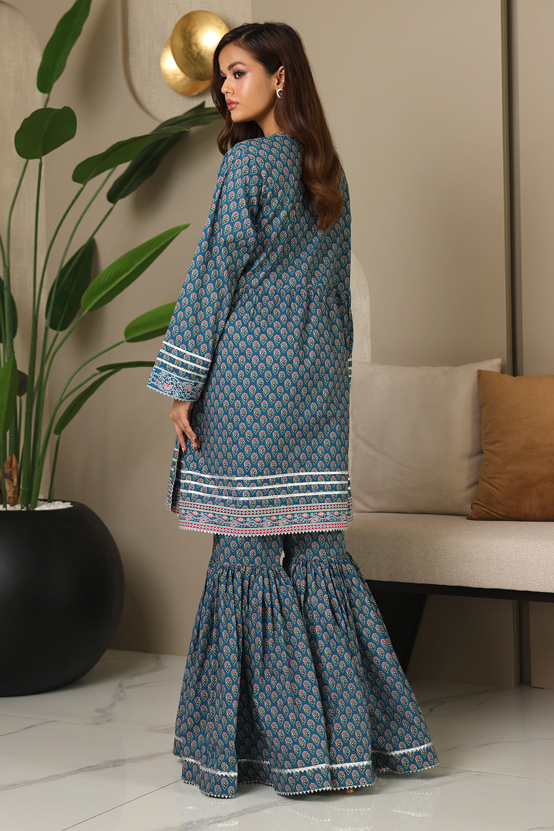 Zellbury | Unstitched 2 Piece Cambric | Shirt Shalwar - 0100