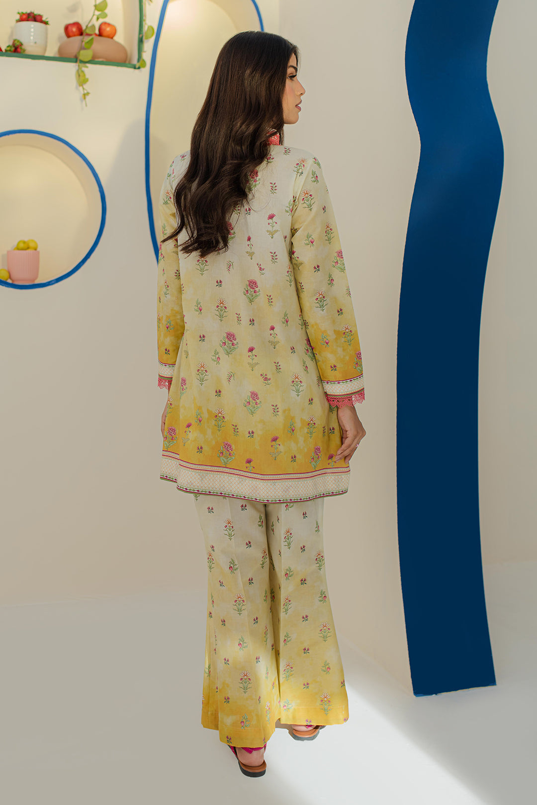 Zellbury | Unstitched 2 Piece Cambric | Shirt Shalwar - 0101