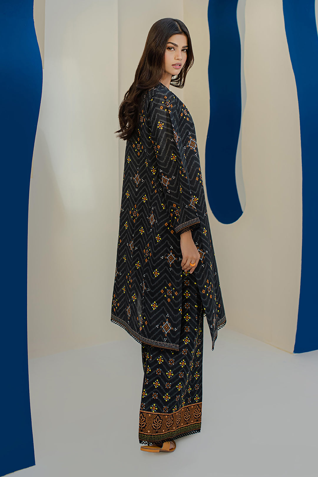 Zellbury | Unstitched 2 Piece Cambric | Shirt Shalwar - 0102
