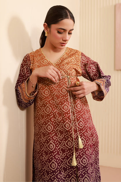 Zellbury | Unstitched 2 Piece Cambric | Shirt Shalwar - 0607