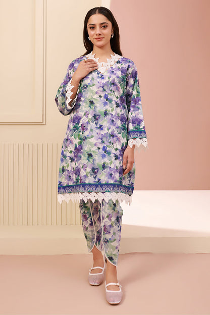 Zellbury | Unstitched 2 Piece Cambric | Shirt Shalwar - 0613