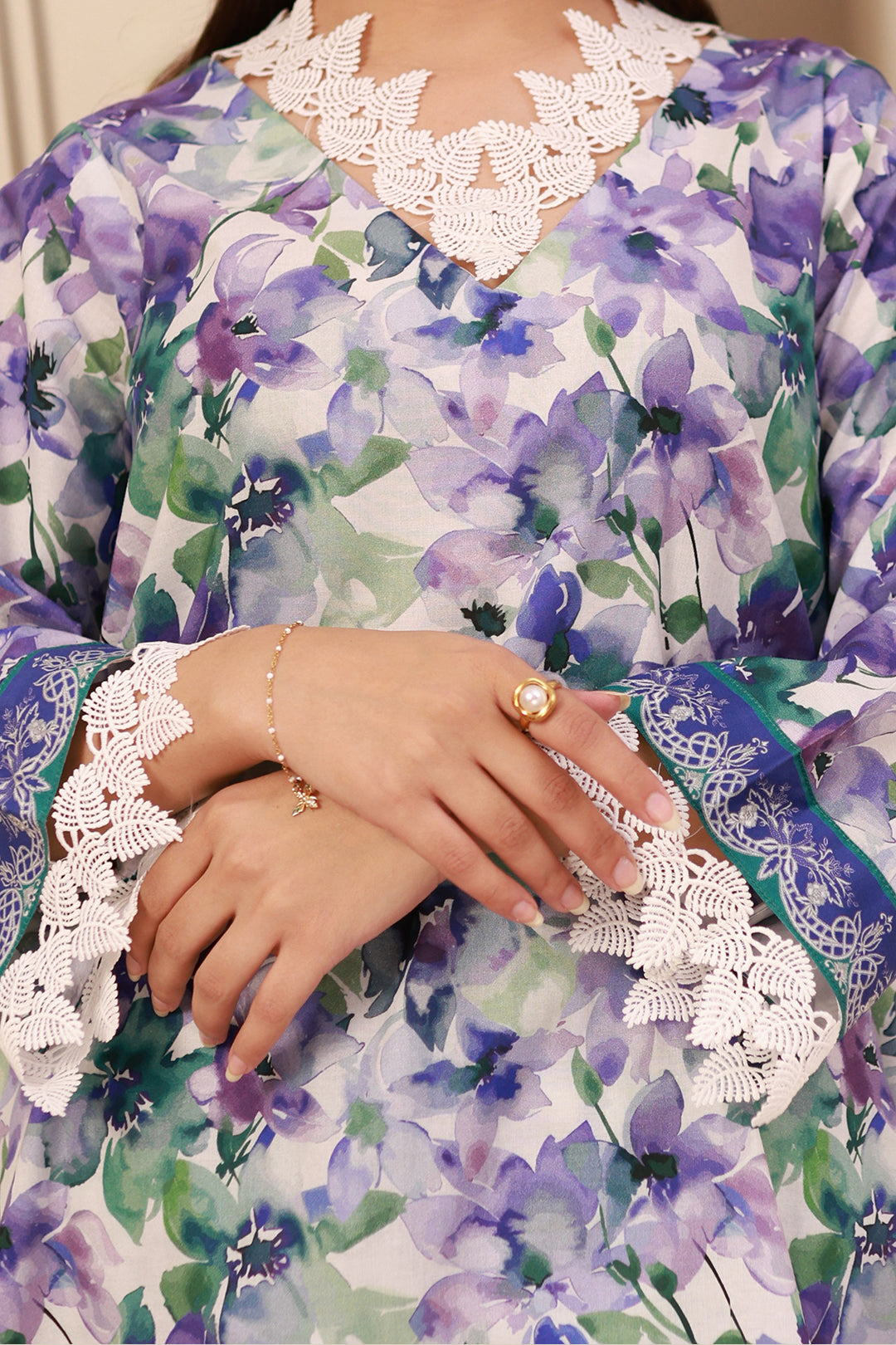 Zellbury | Unstitched 2 Piece Cambric | Shirt Shalwar - 0613