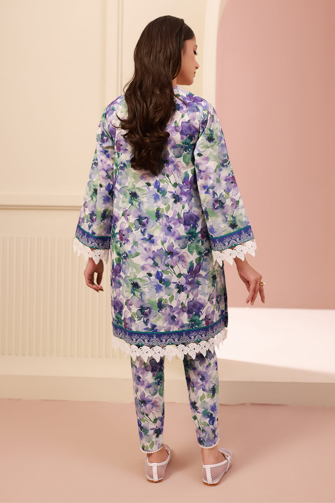 Zellbury | Unstitched 2 Piece Cambric | Shirt Shalwar - 0613