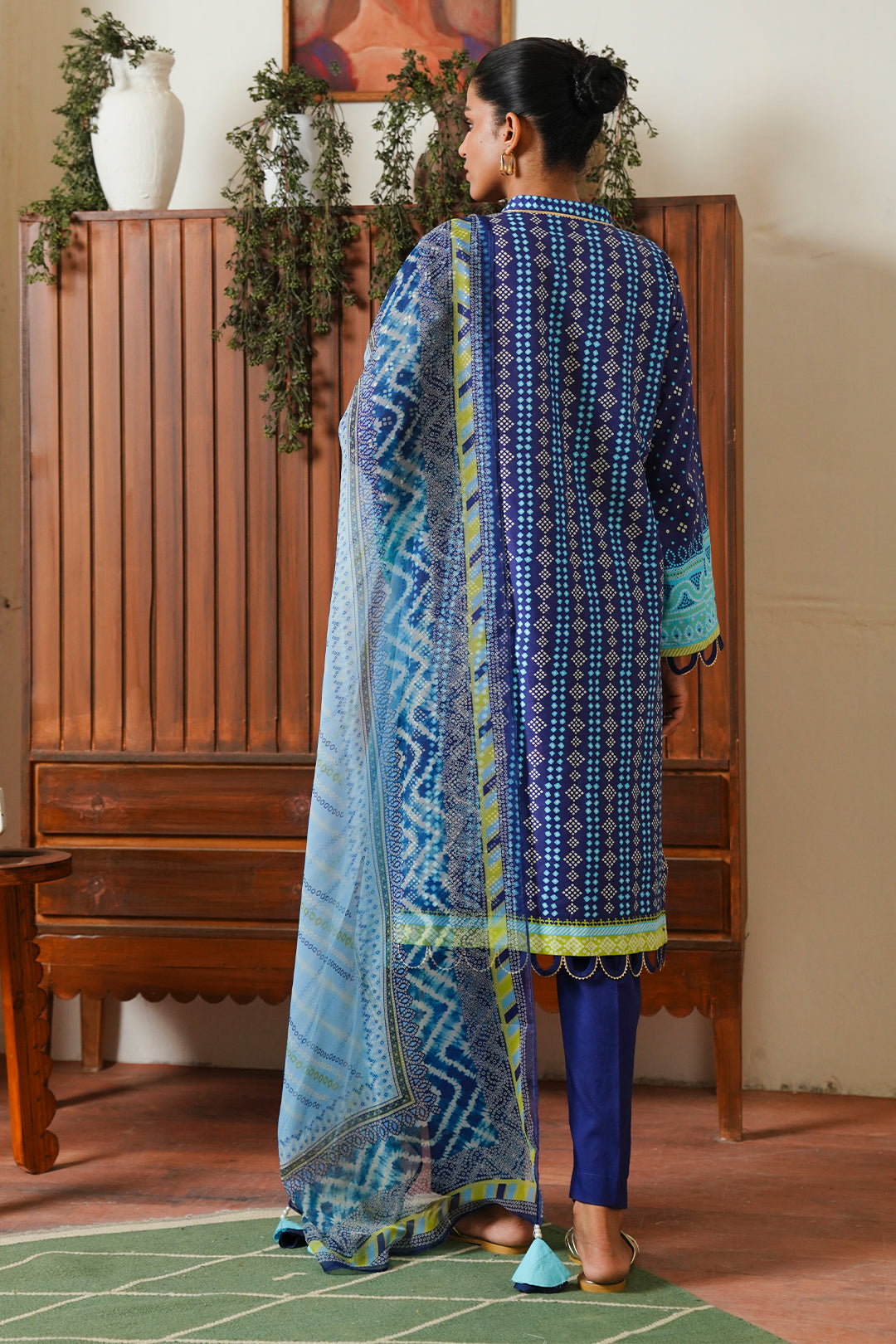 Zellbury | Unstitched 3 Piece Cambric | Shirt Shalwar Dupatta - 0031