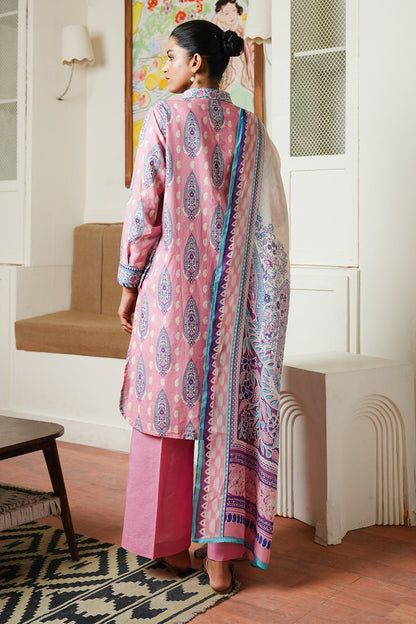 Zellbury | Unstitched 3 Piece Cambric | Shirt Shalwar Dupatta - 0035