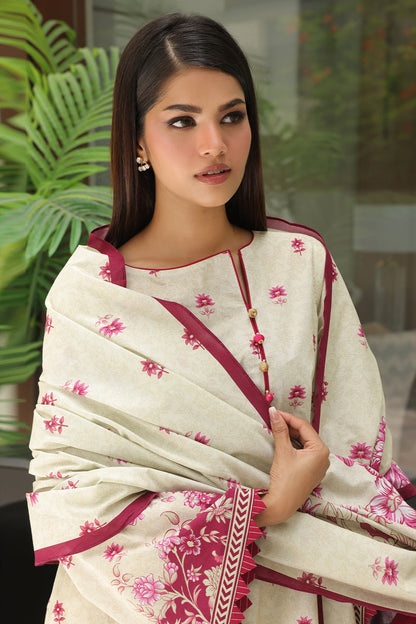 Zellbury | Unstitched 3 Piece Cambric | Shirt Shalwar Dupatta - 0040 Default Title