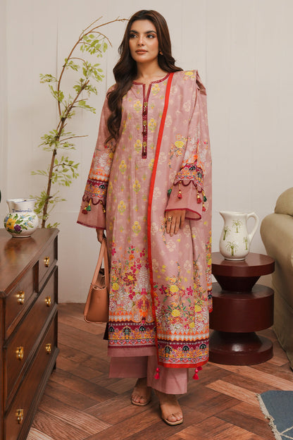 Zellbury | Unstitched 3 Piece Cambric | Shirt Shalwar Dupatta - 0041