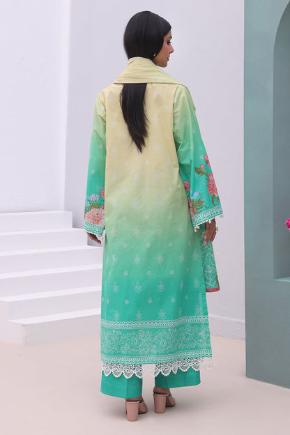 Zellbury | Unstitched 3 Piece Cambric | Shirt Shalwar Dupatta - 0043