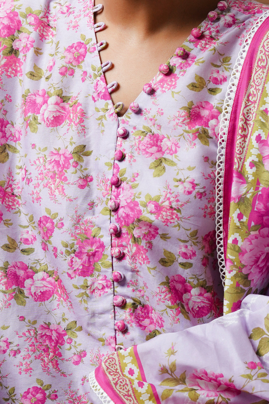 Zellbury | Unstitched 3 Piece Cambric | Shirt Shalwar Dupatta - 0047