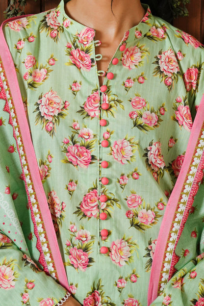 Zellbury | Unstitched 3 Piece Cambric | Shirt Shalwar Dupatta - 0048